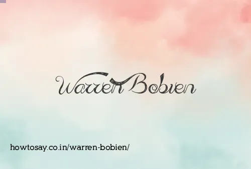 Warren Bobien
