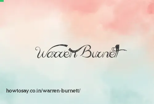 Warren Burnett