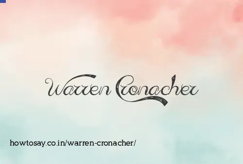 Warren Cronacher
