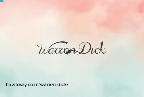 Warren Dick