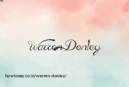 Warren Donley