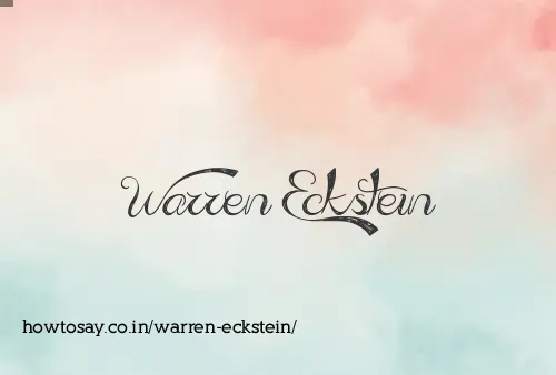 Warren Eckstein
