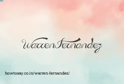 Warren Fernandez