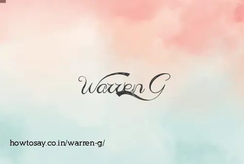 Warren G