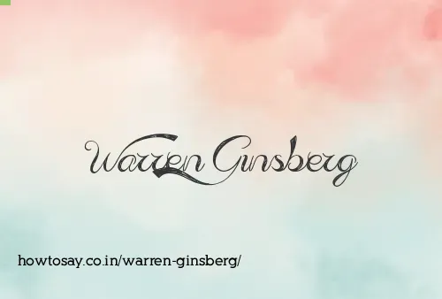 Warren Ginsberg