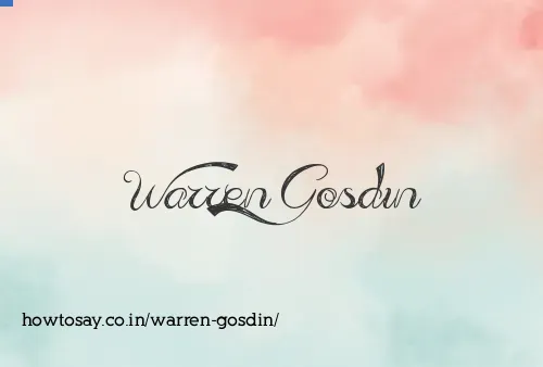 Warren Gosdin
