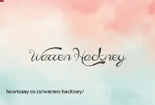 Warren Hackney