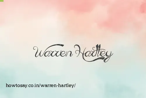Warren Hartley