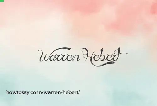 Warren Hebert