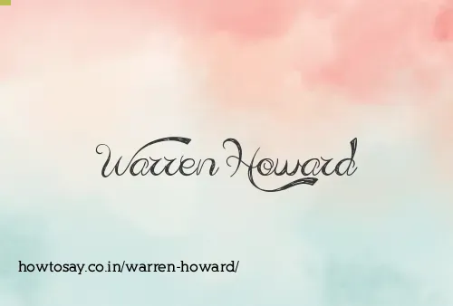 Warren Howard