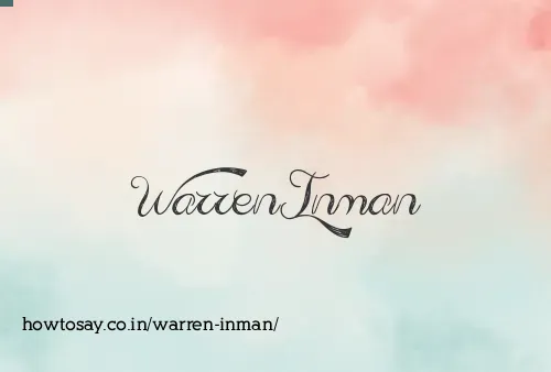 Warren Inman