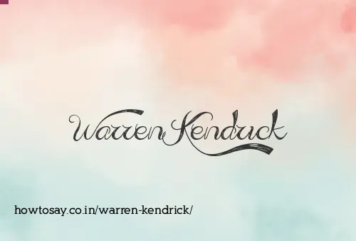 Warren Kendrick