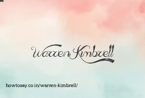Warren Kimbrell