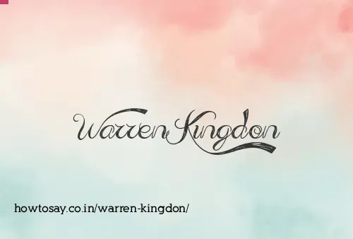 Warren Kingdon