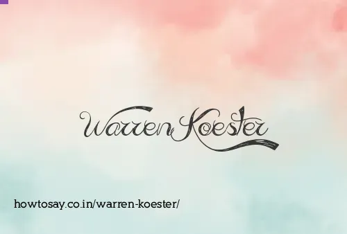 Warren Koester