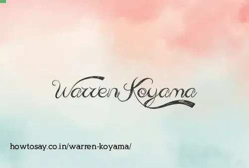 Warren Koyama