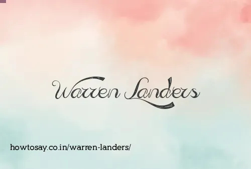 Warren Landers