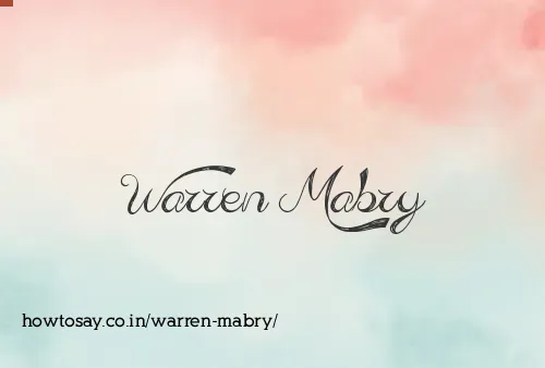 Warren Mabry