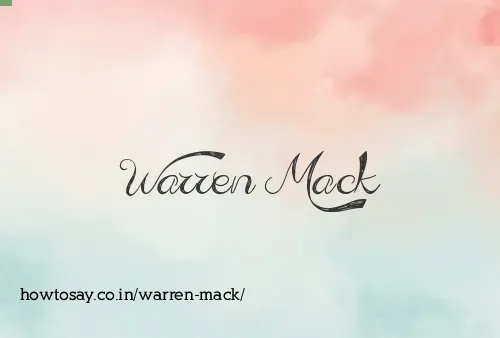 Warren Mack