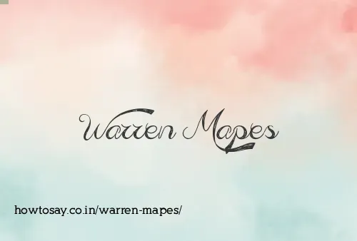 Warren Mapes