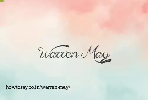 Warren May