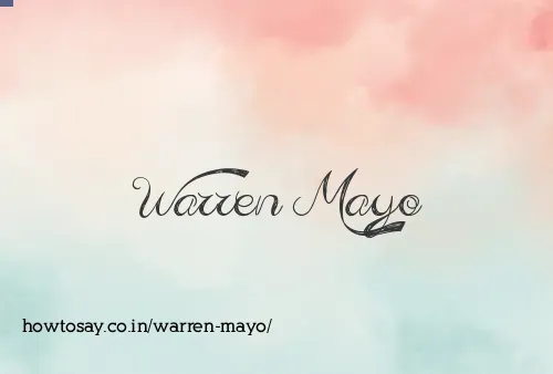 Warren Mayo