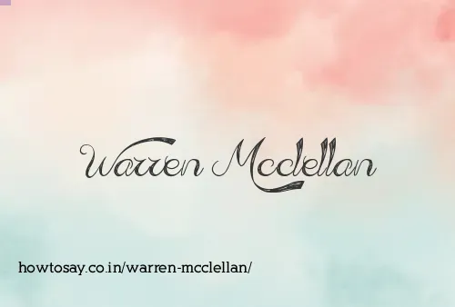 Warren Mcclellan