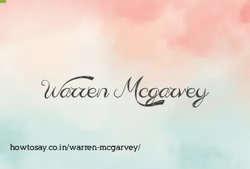 Warren Mcgarvey