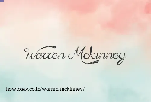 Warren Mckinney