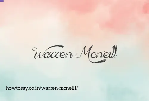 Warren Mcneill