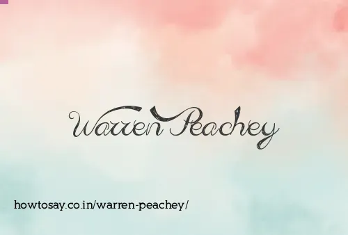 Warren Peachey