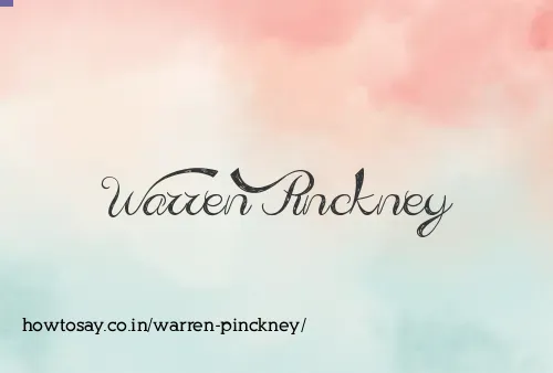 Warren Pinckney