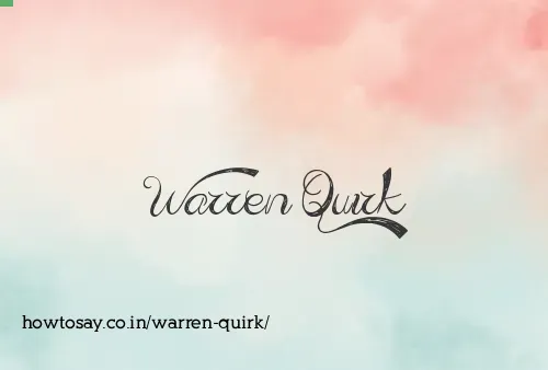 Warren Quirk