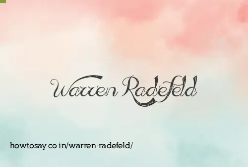 Warren Radefeld