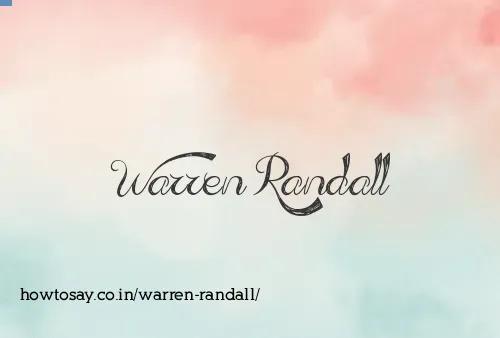 Warren Randall