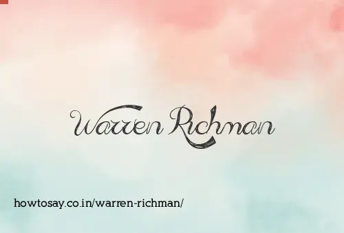 Warren Richman