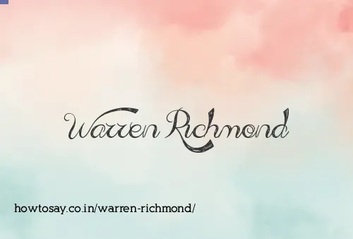 Warren Richmond