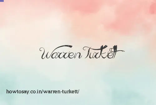 Warren Turkett