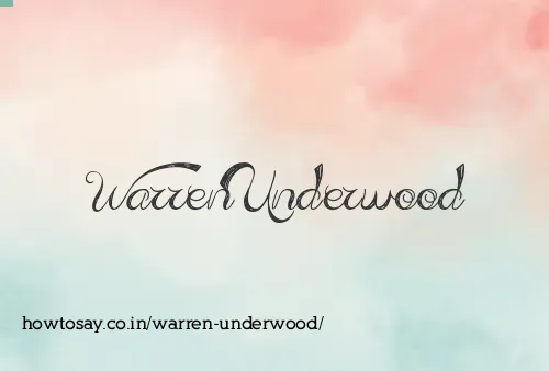 Warren Underwood