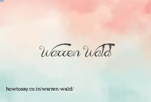 Warren Wald