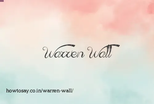 Warren Wall