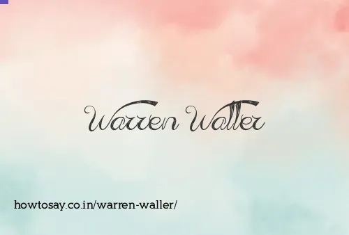 Warren Waller