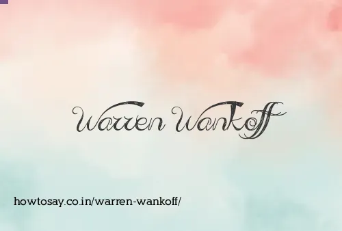 Warren Wankoff