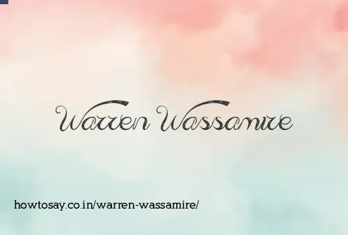 Warren Wassamire