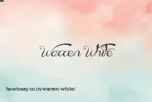 Warren White