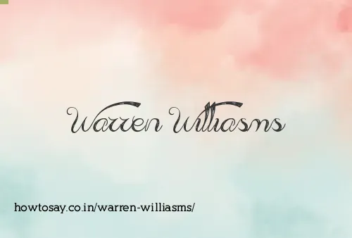 Warren Williasms