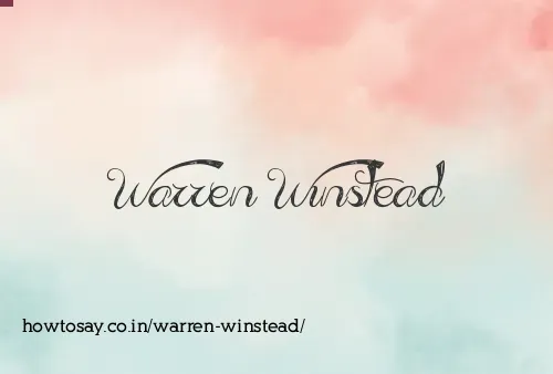 Warren Winstead