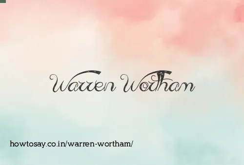 Warren Wortham
