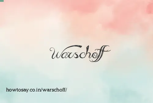Warschoff