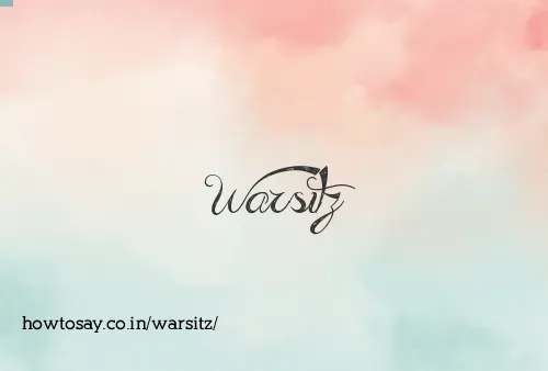 Warsitz